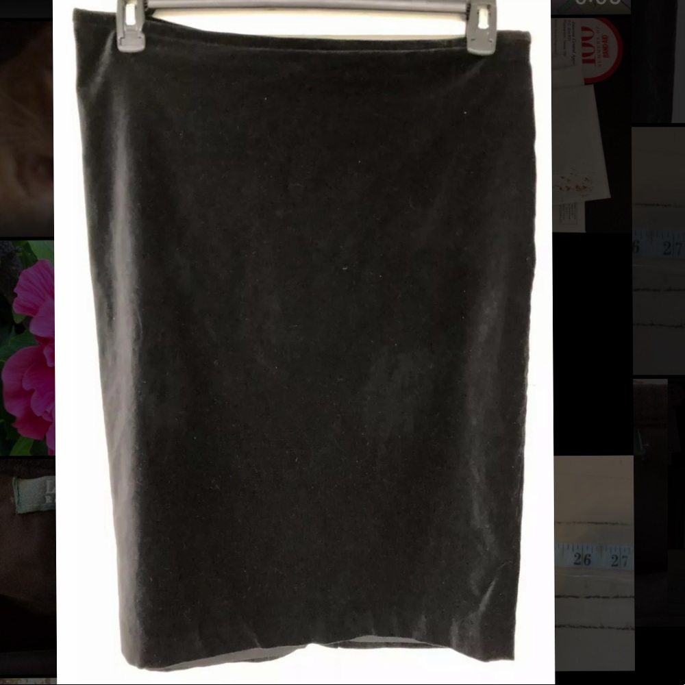 Lauren Ralph Lauren Velvet Pencil Skirt